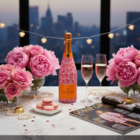Thumbnail for Limited Edition XOXO Bottle Wrap on Champagne Bottle