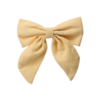 Thumbnail for Beau Bottles Yellow Linen Bottle Bow