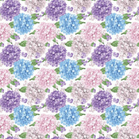 Thumbnail for Blue and Blush Hydrangeas Mini Bottle Wrap Set on Mini La Marca Prosecco
