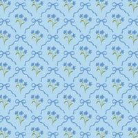 Thumbnail for Blue Bows and Blossoms Bottle Wrap on La Marca Prosecco