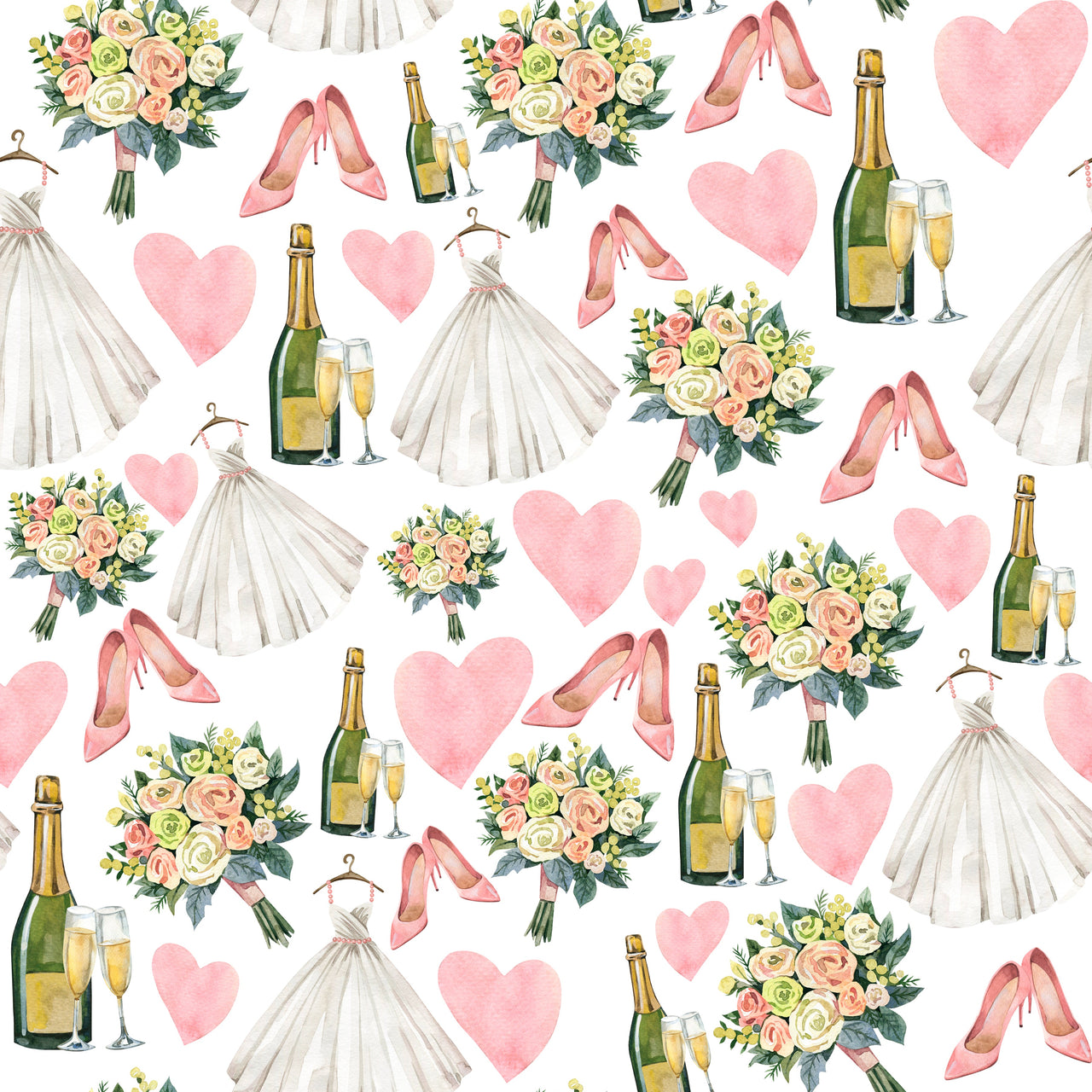 Wedding Romance Bottle Wrap on La Marca Prosecco