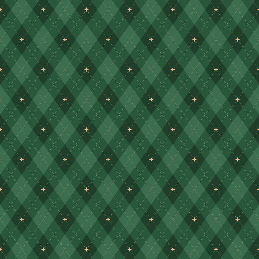 Emerald Argyle Bottle Wrap on Champagne Bottle