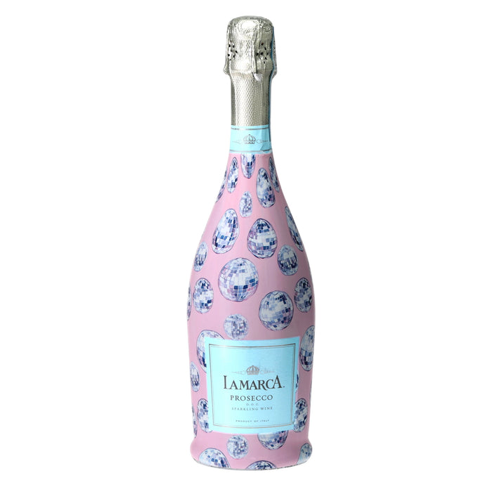 Disco Fever Prosecco Bottle Wrap — 360 view