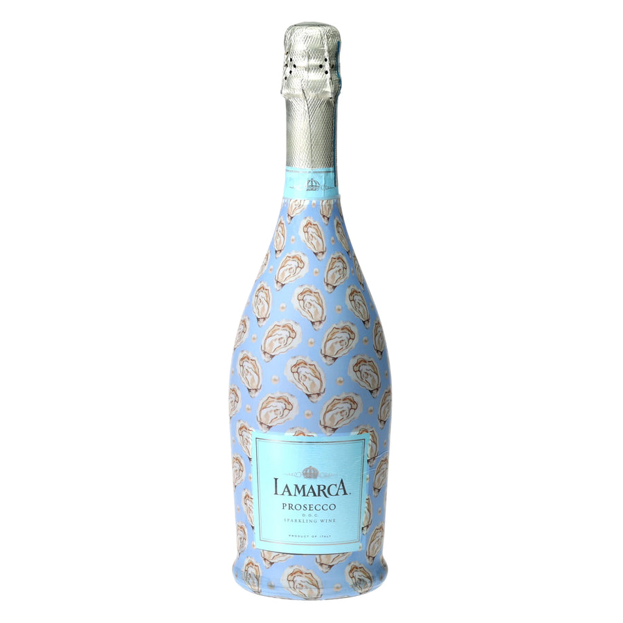 Charleston Tide Prosecco Bottle Wrap — 360 view