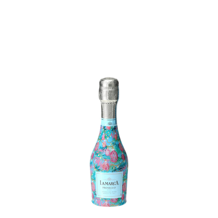 Twinkling Lights & Ornaments Mini Prosecco Wraps (Set of 3) — 360 view