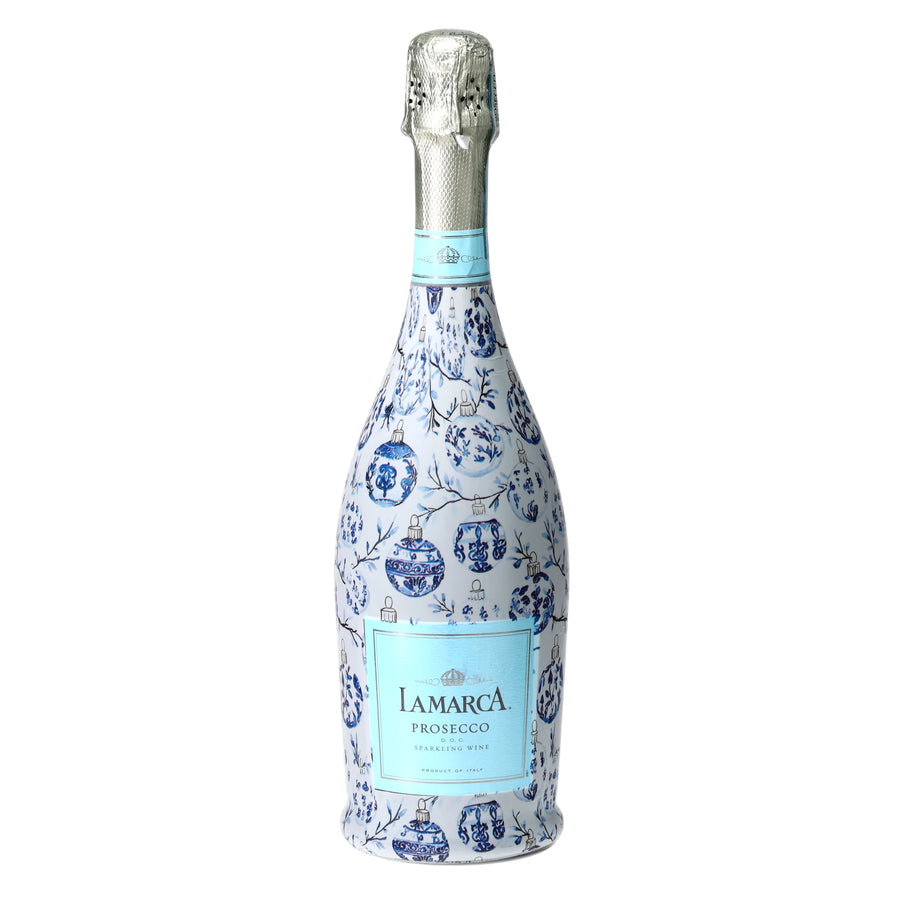 Beau Bottles Limited Edition Blue Ornaments- Prosecco Collection — 360 view