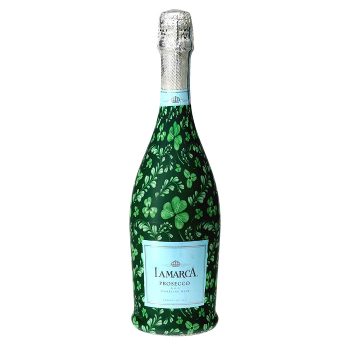 Limited Edition Clover & Charm Prosecco Bottle Wrap — 360 view