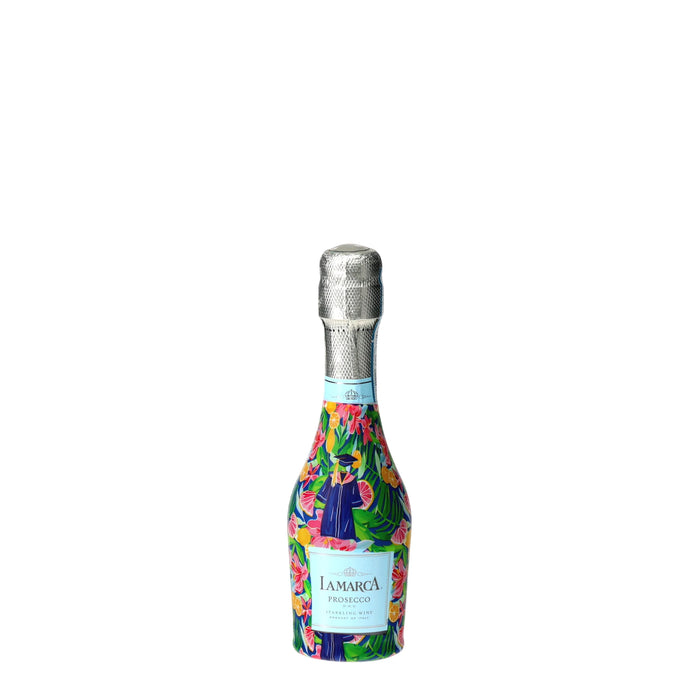 Floral Graduation Mini Prosecco Wraps (Set of 3) — 360 view