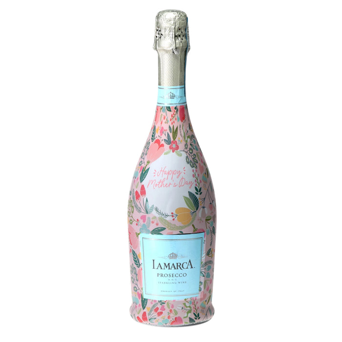 Limited Edition Mother's Day Meadows Prosecco Bottle Wrap — 360 view