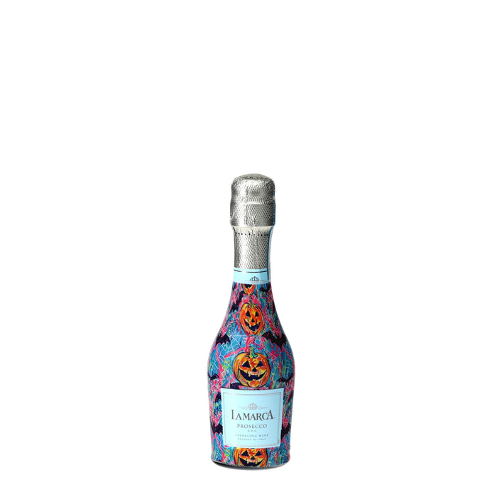 Preppy Halloween Bats Mini Prosecco Wraps (6-Pack) — 360 view