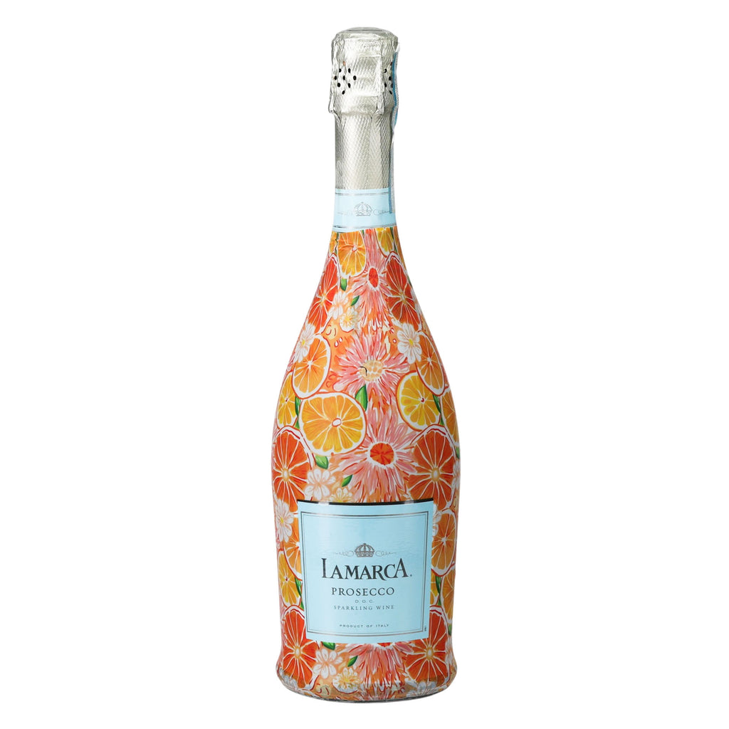Beau Bottles Preppy Watercolor Oranges- Prosecco Collection