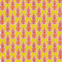 Thumbnail for Beau Bottles Wrap Indian Blockprint Yellow Leaf - Veuve Edition