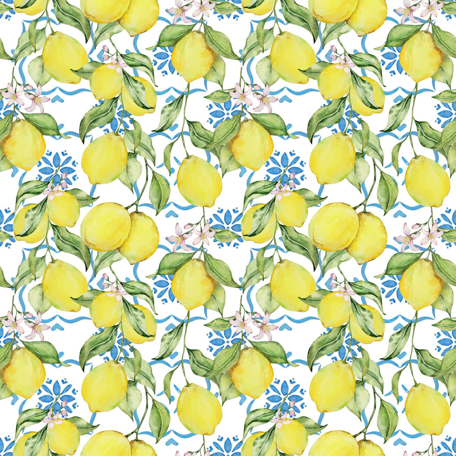 Amalfi Lemon Bottle Wrap on Champagne Bottle