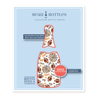 Thumbnail for Orange and Grey Game Day Mini Bottle Wrap Set on Mini La Marca Prosecco