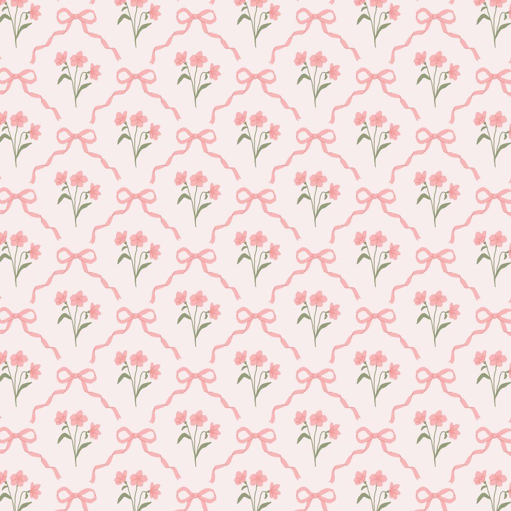 Pink Bows and Blossoms Bottle Wrap on La Marca Prosecco