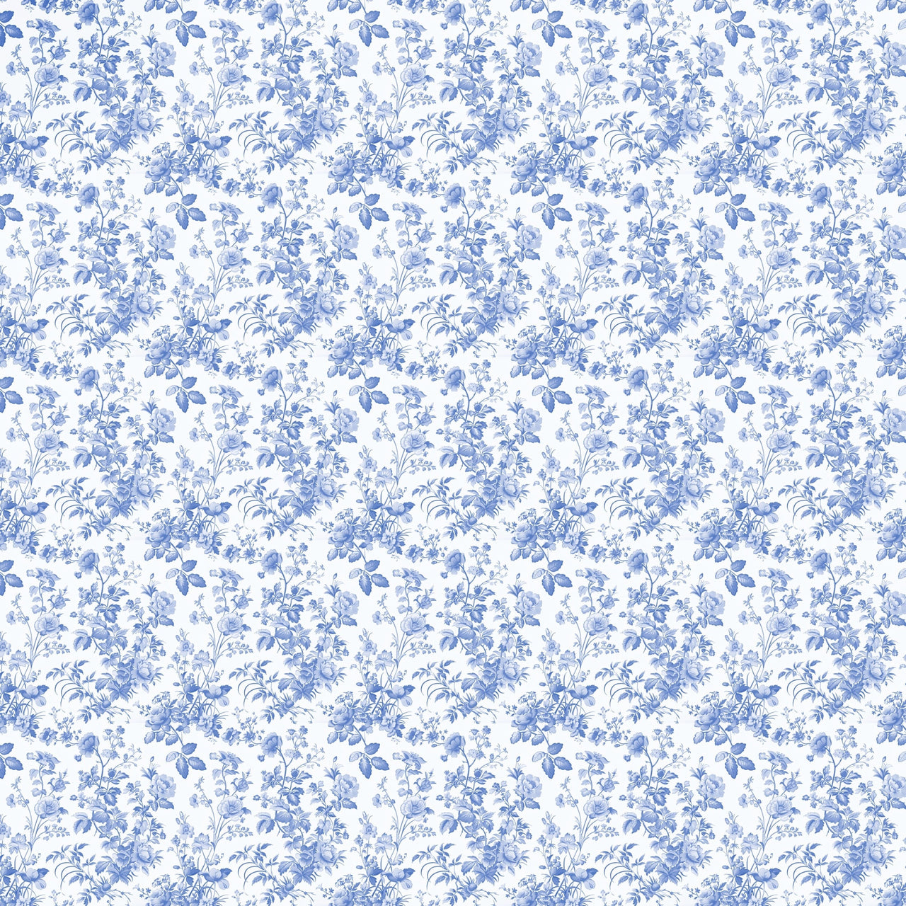 Grandmillenial Blue Floral Bottle Wrap on Champagne Bottle