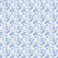 Thumbnail for Grandmillenial Blue Floral Bottle Wrap on Champagne Bottle