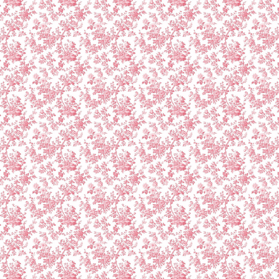 Grandmillenial Pink Floral Bottle Wrap on Champagne Bottle