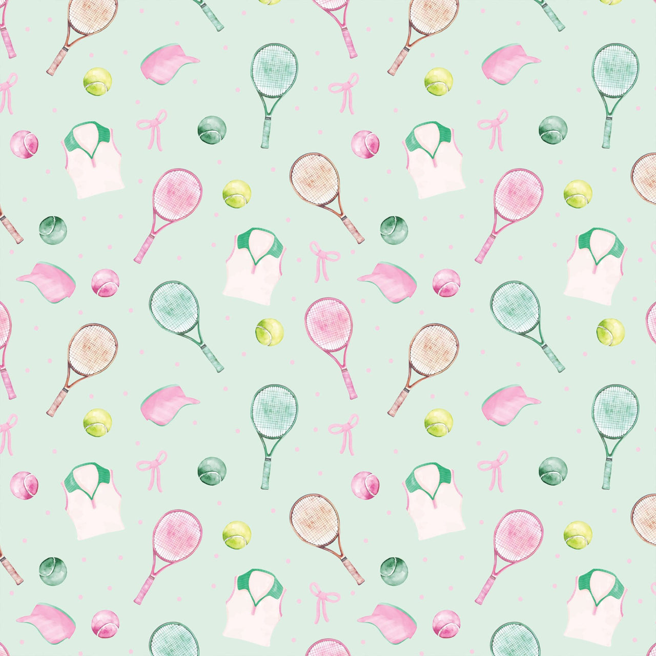 Racquets & Ribbons Bottle Wrap on Champagne Bottle