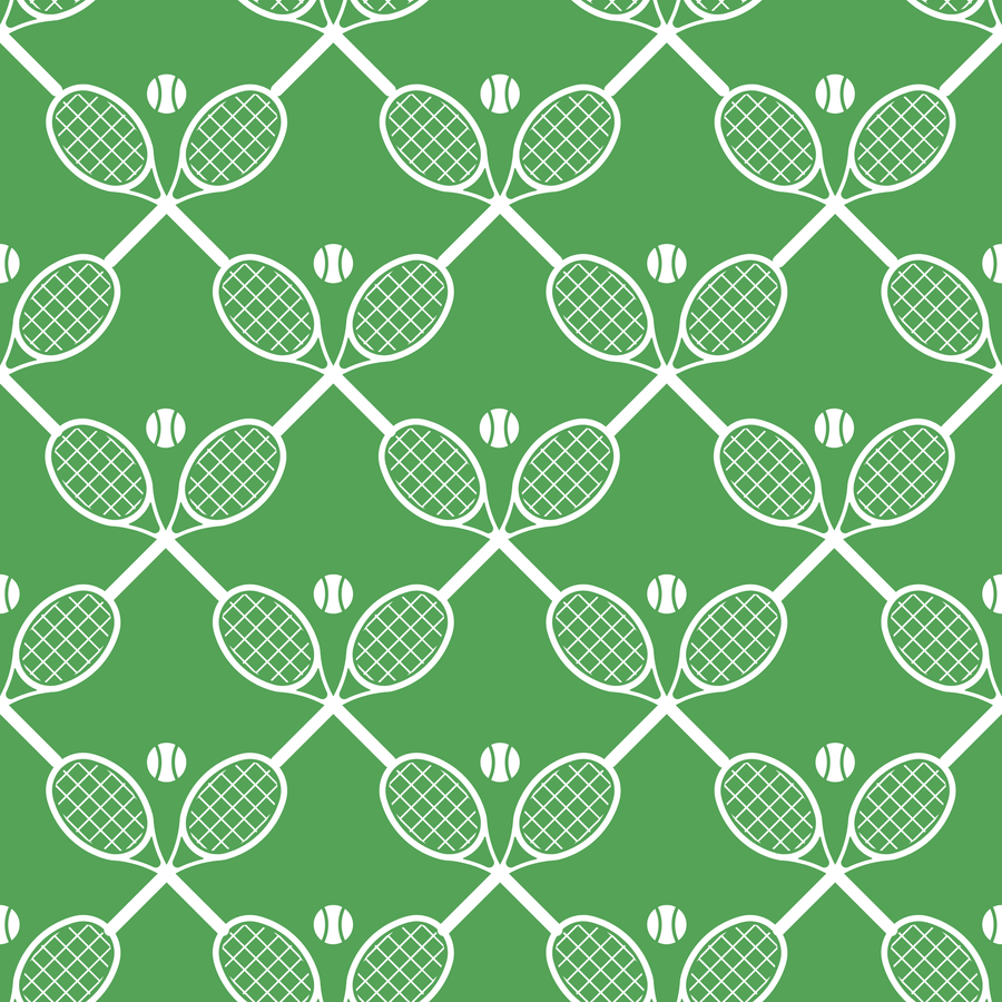 Preppy Tennis Match Bottle Wrap on Champagne Bottle