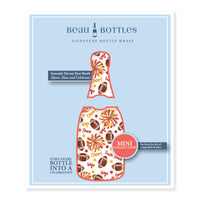 Thumbnail for Red and Yellow Game Day Mini Bottle Wrap Set on Mini La Marca Prosecco